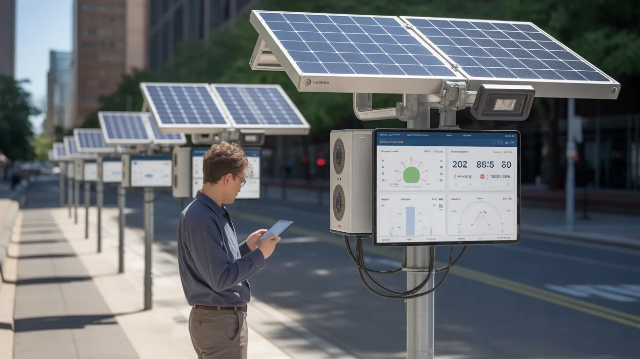 Solar Street Light Monitoring System
